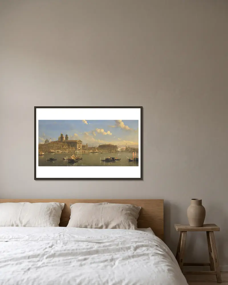 Die Giudecca, Venedig von David Roberts gerahmt an einer Wand
