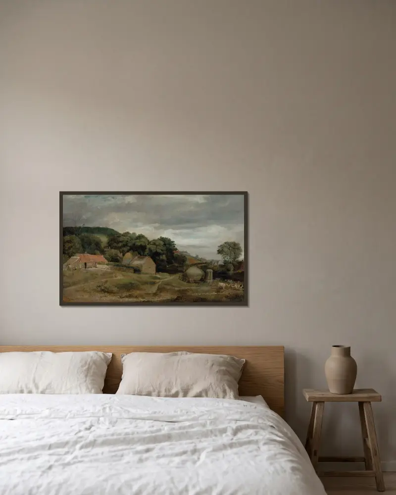 Blick auf Cults von Sir David Wilkie gerahmt an einer Wand