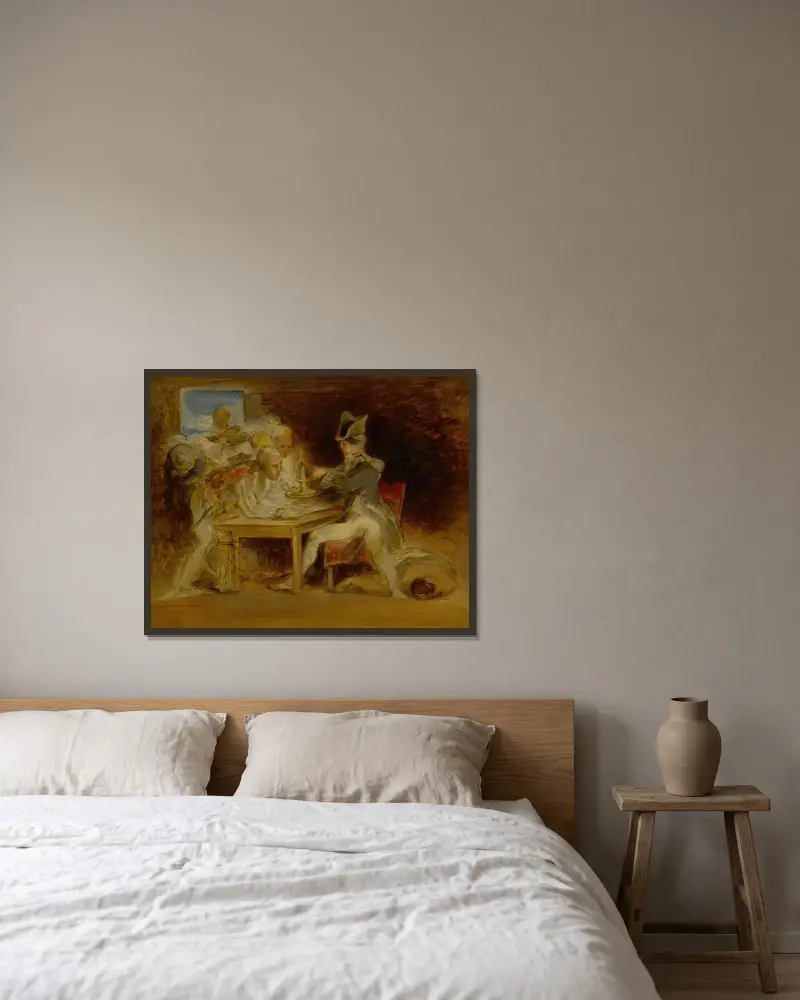 Nelson versiegelt den Kopenhagener Brief von Sir David Wilkie gerahmt an einer Wand