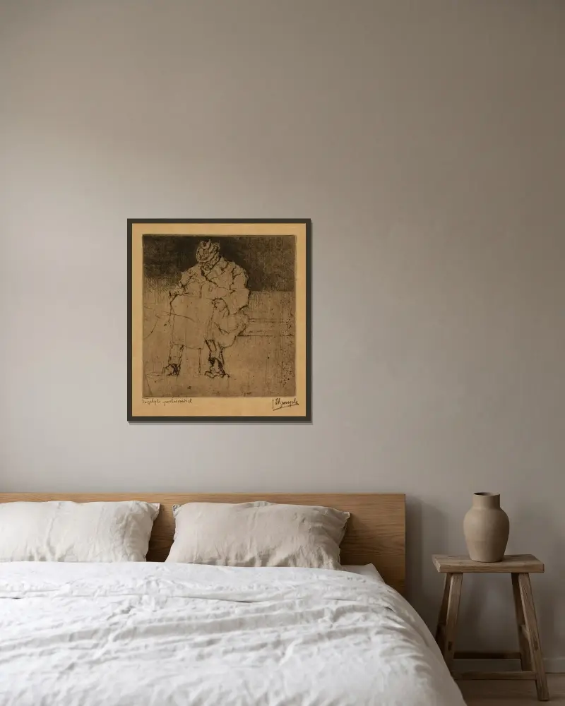 Daily Food (Daily Bread) von Jules De Bruycker gerahmt an einer Wand
