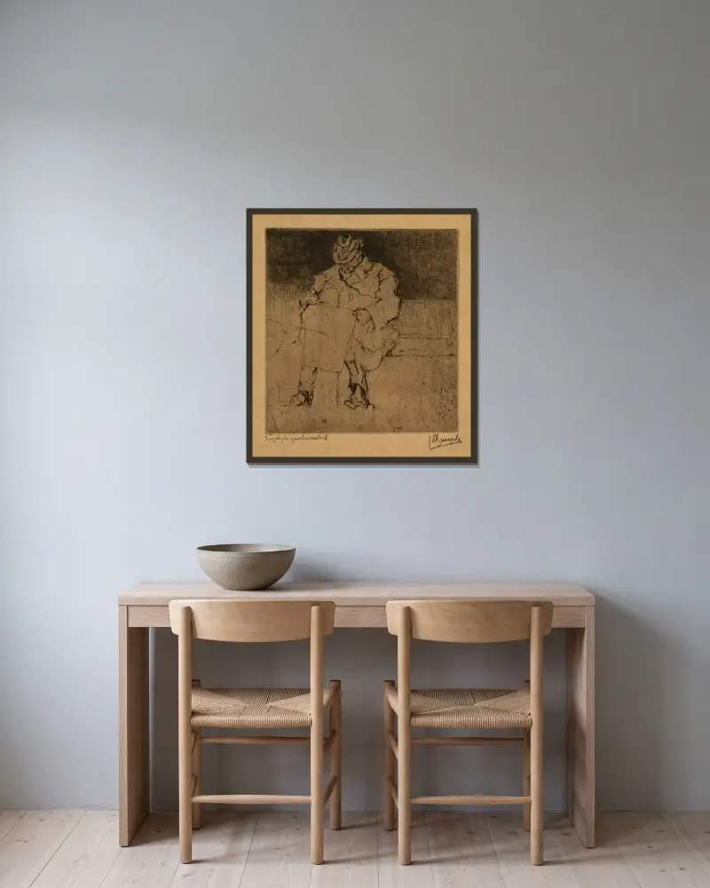 Daily Food (Daily Bread) von Jules De Bruycker gerahmt an einer Wand
