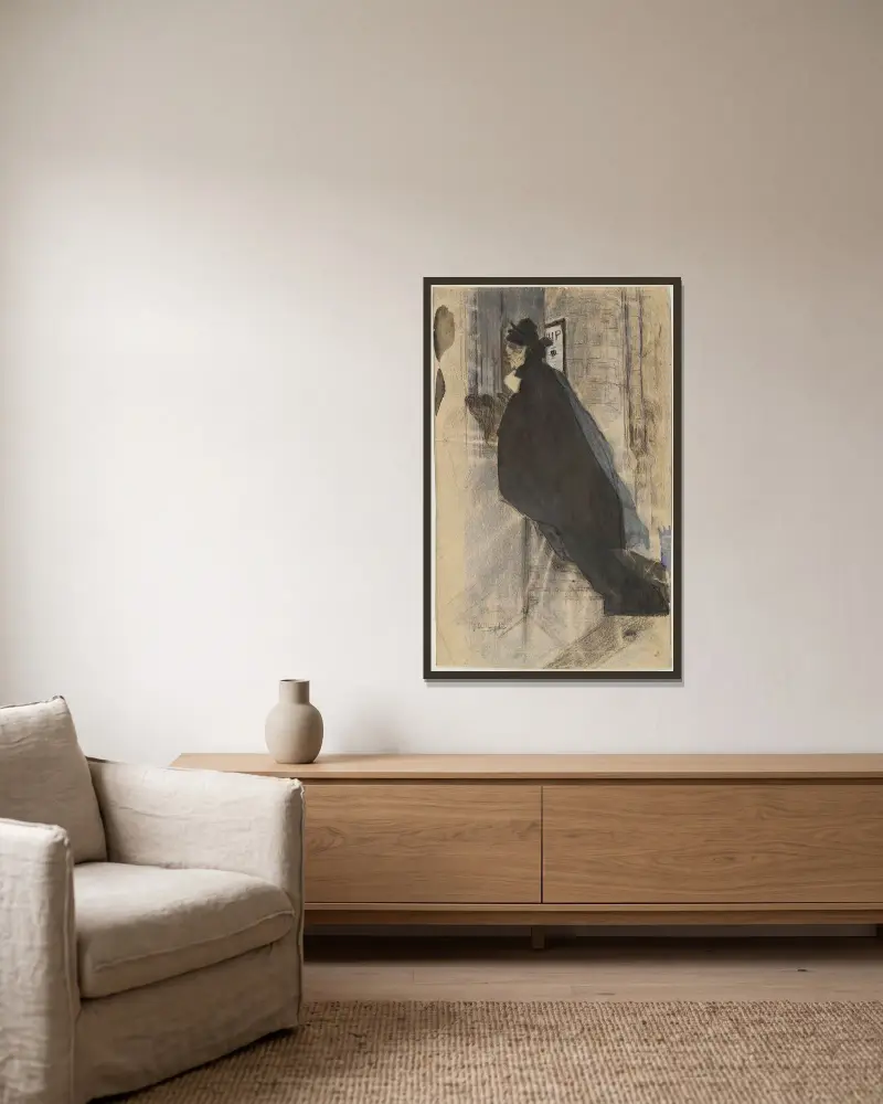 Hingabe, 1905 – Nr. 1 von Jules De Bruycker gerahmt an einer Wand