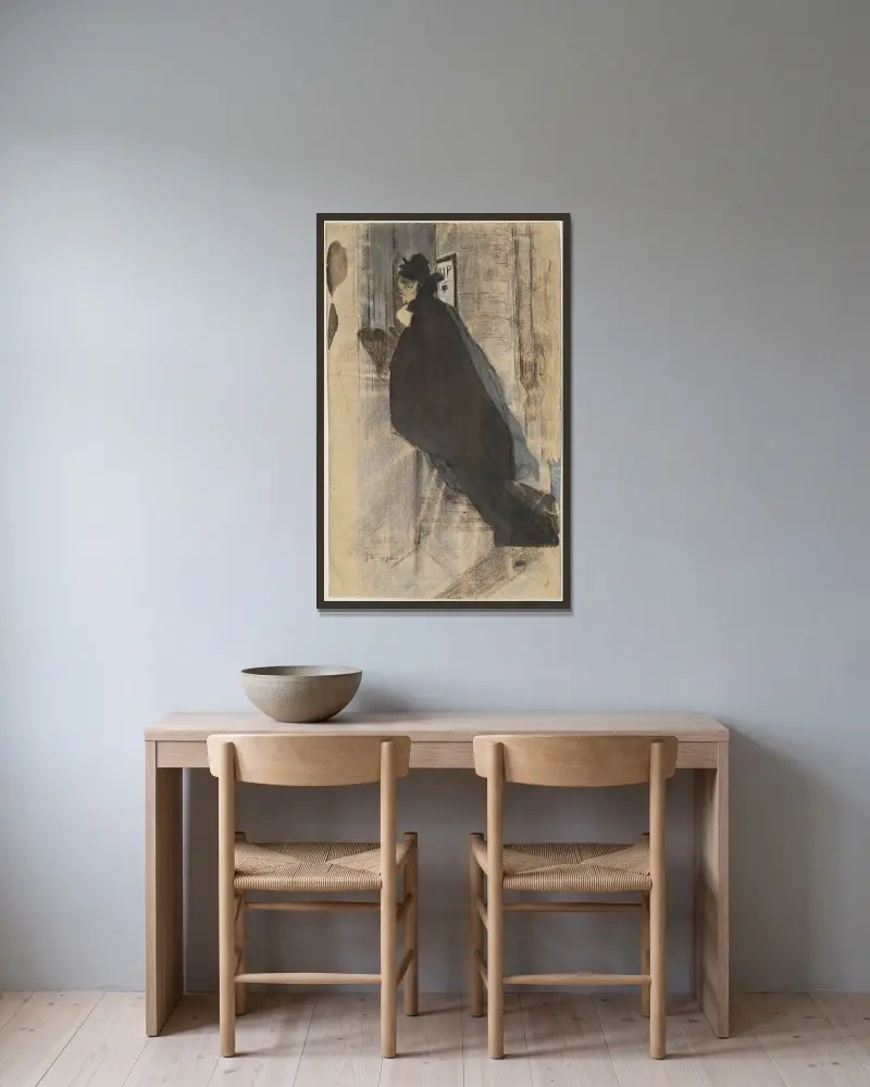 Hingabe, 1905 – Nr. 1 von Jules De Bruycker gerahmt an einer Wand