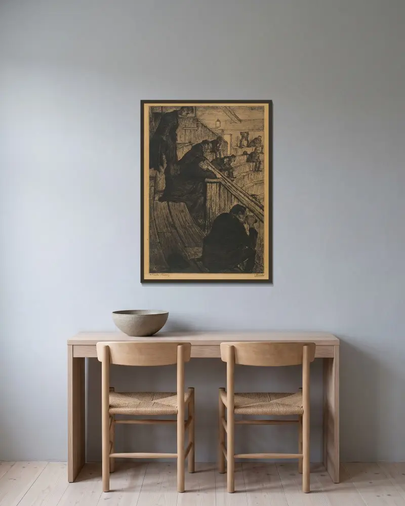 Paradiset (Teatern) av Jules De Bruycker inramad på en vägg