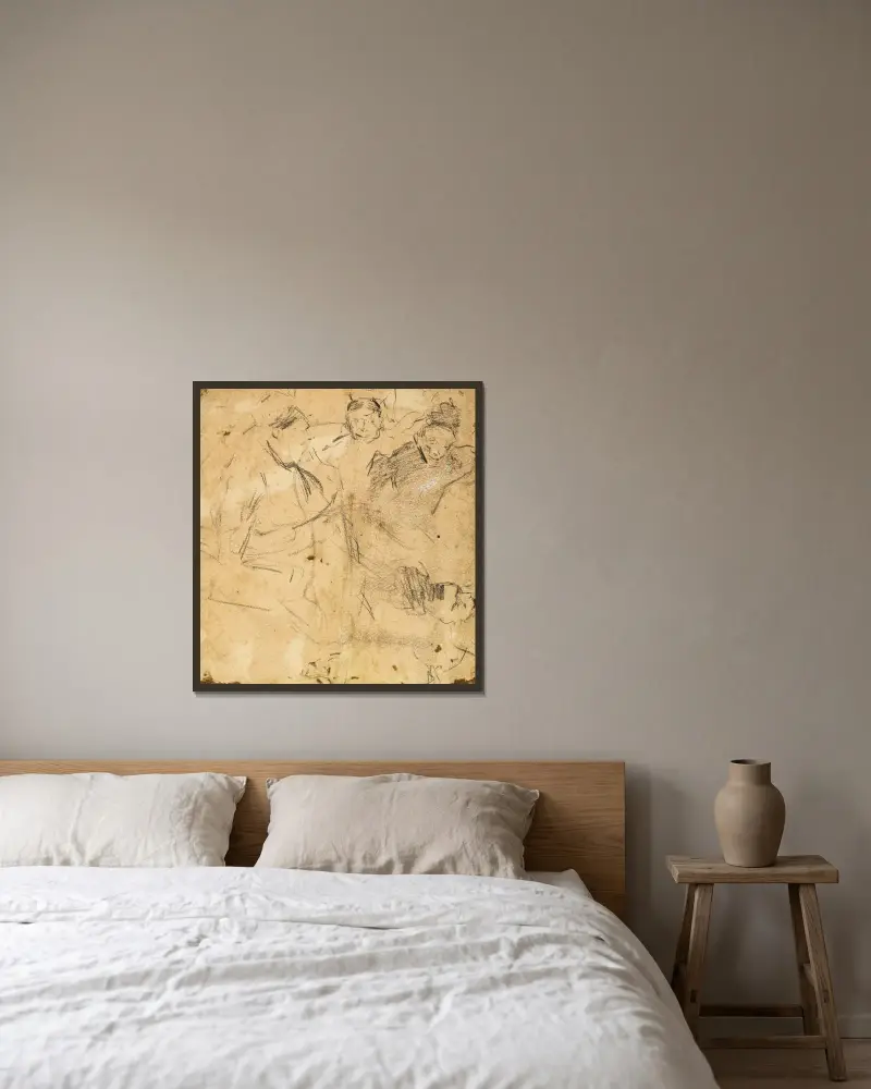 Women (Studies) von Jules De Bruycker gerahmt an einer Wand