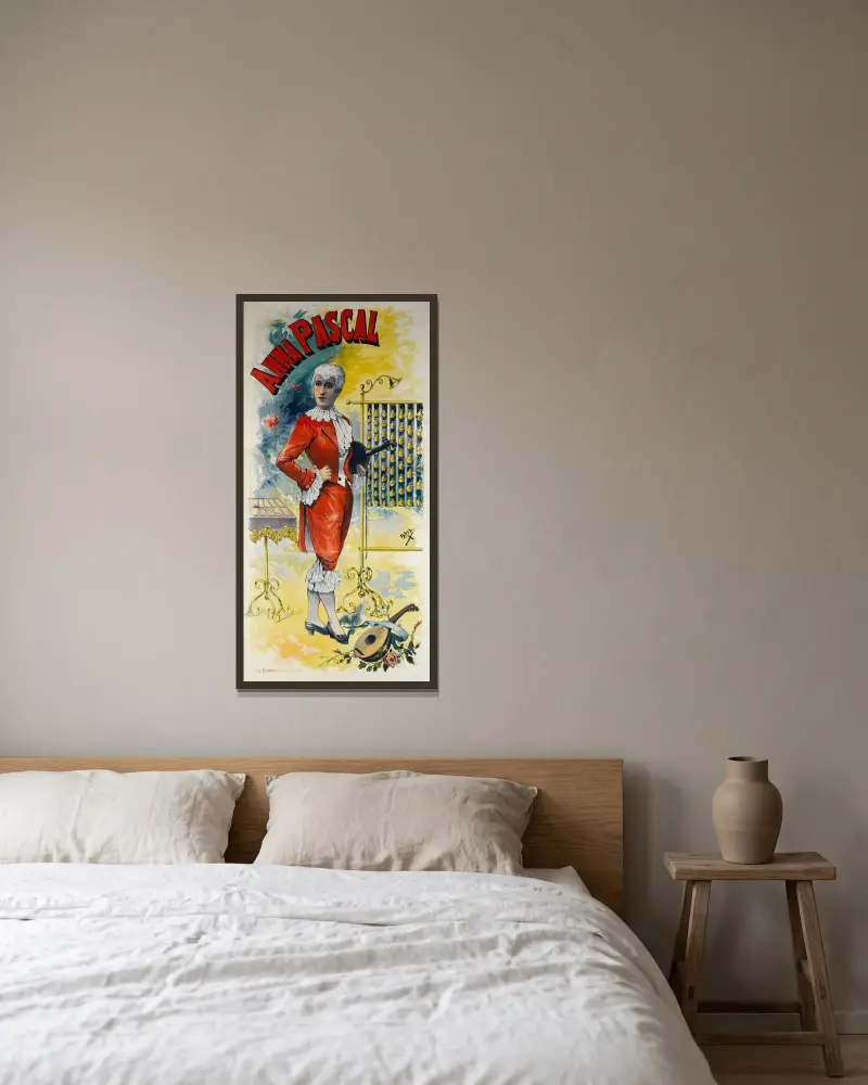 Anna Pascal von Cândido de Faria gerahmt an einer Wand