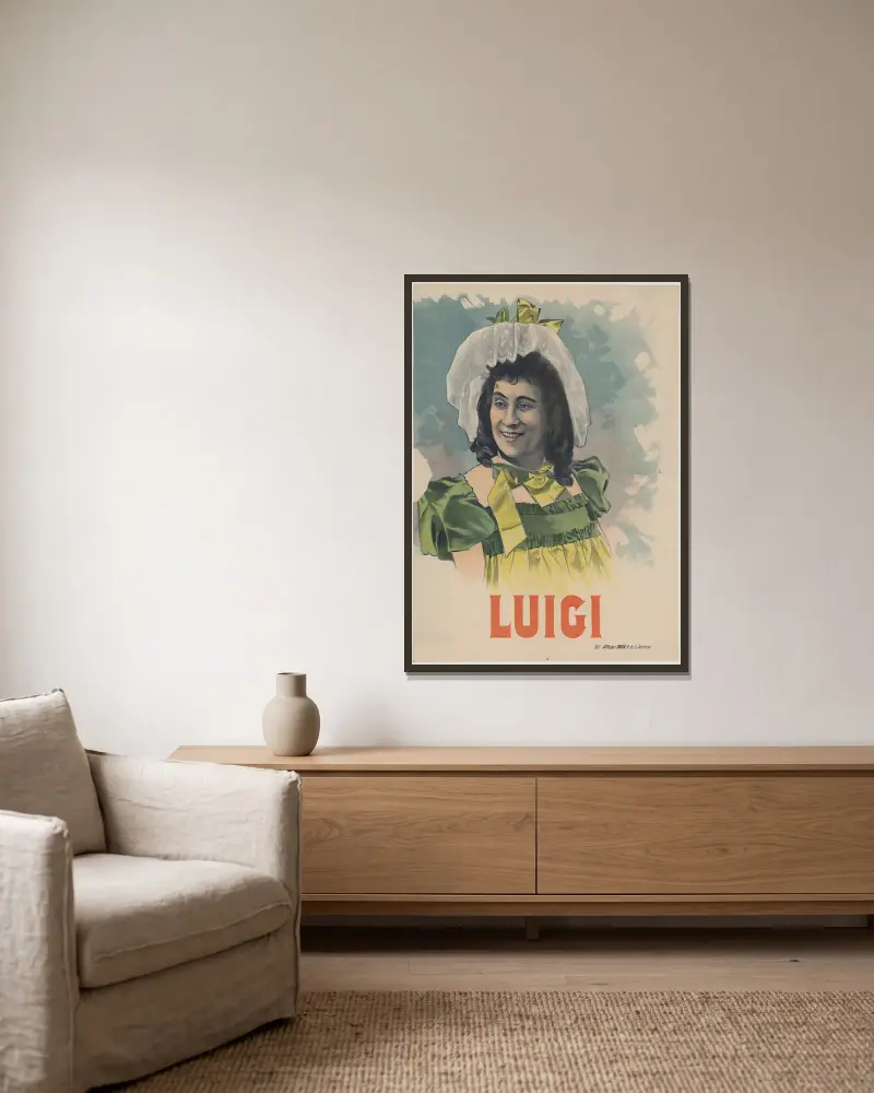 Luigi von Cândido de Faria gerahmt an einer Wand