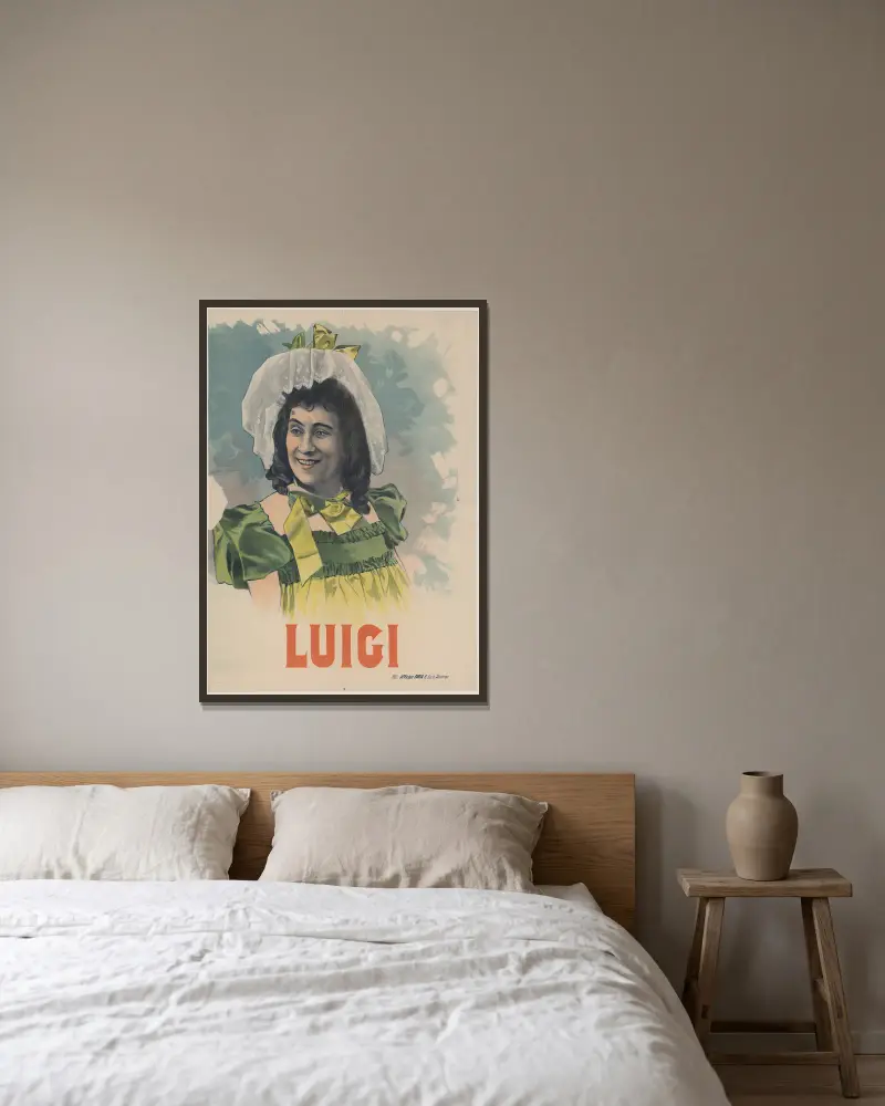 Luigi von Cândido de Faria gerahmt an einer Wand