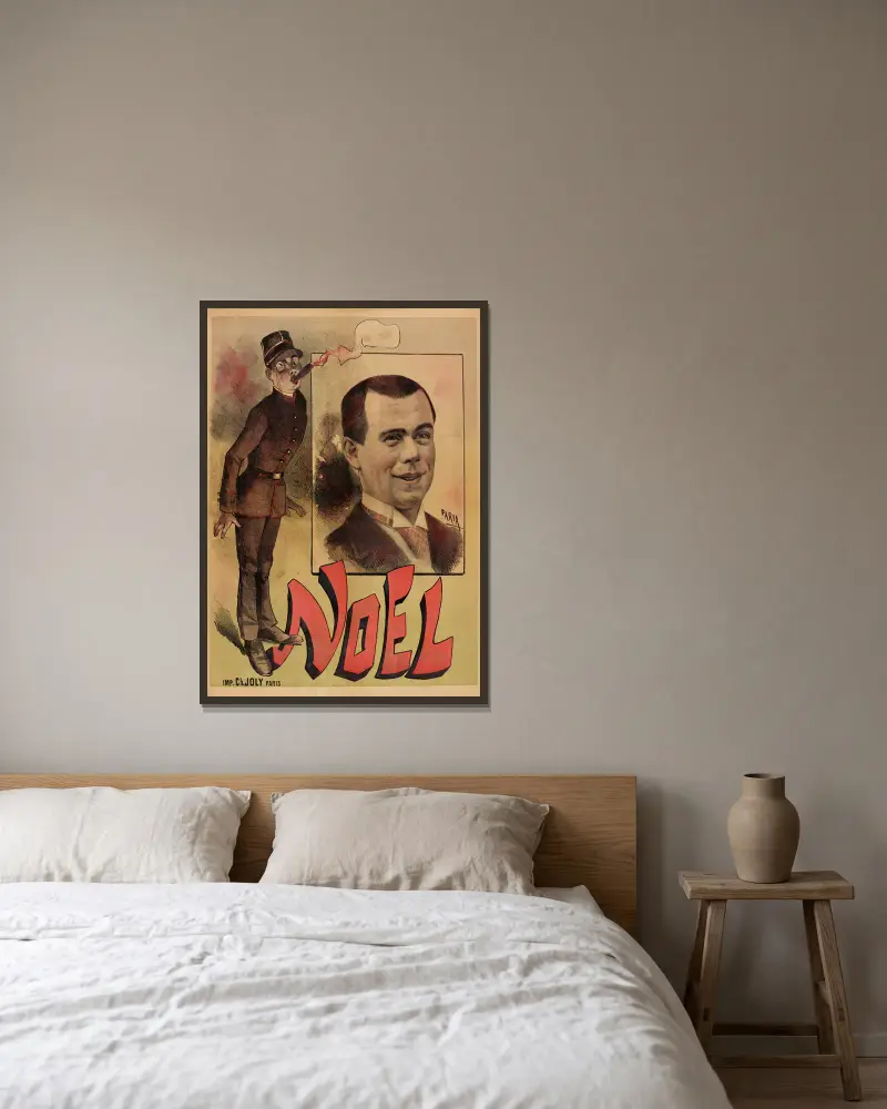 Noel, Cândido de Faria v rámu na stěně