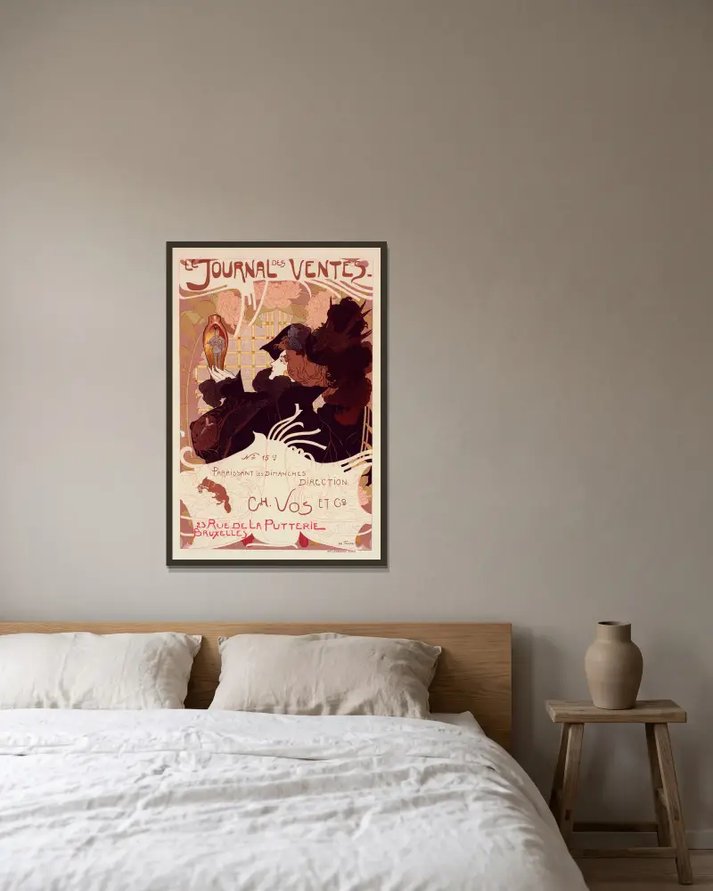 Journal des Ventes, Georges de Feure v rámu na stěně