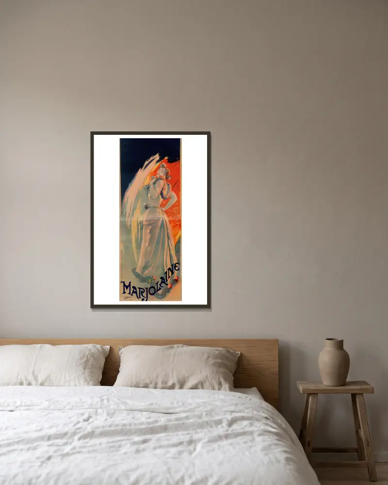 Marjolaine, Georges de Feure v rámu na stěně