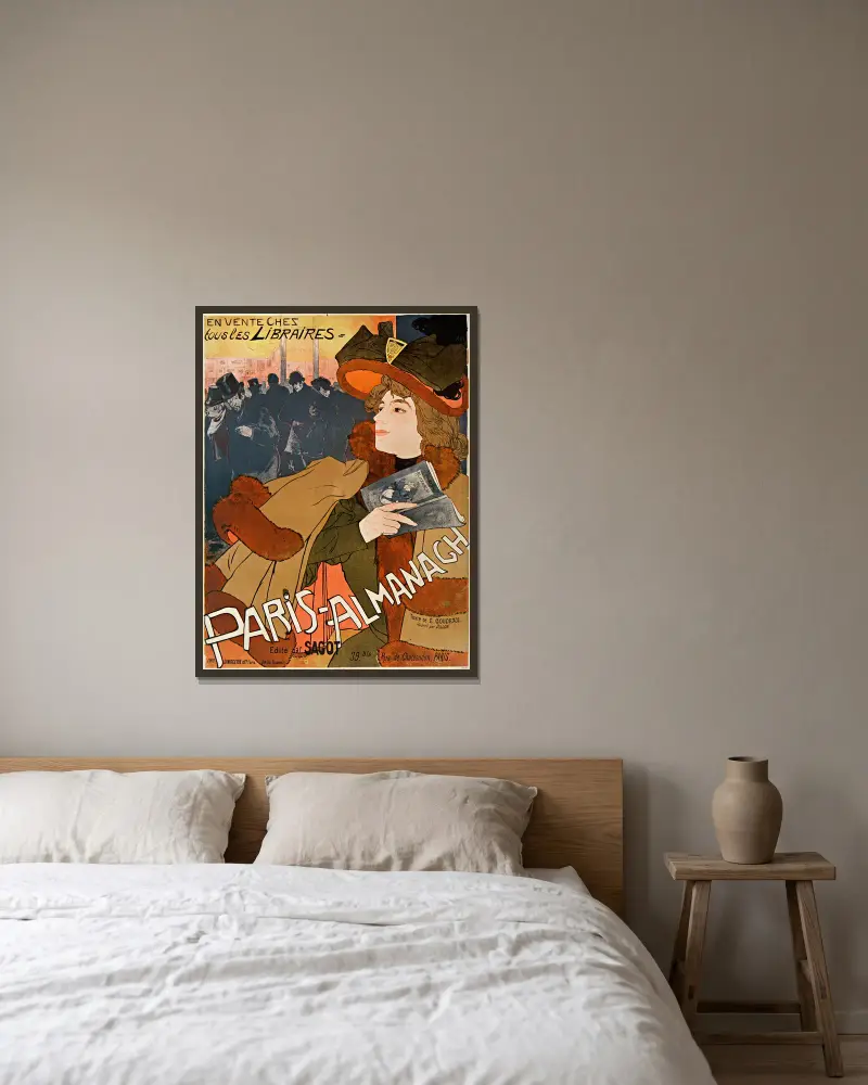 Paris Amanach, Georges de Feure v rámu na stěně