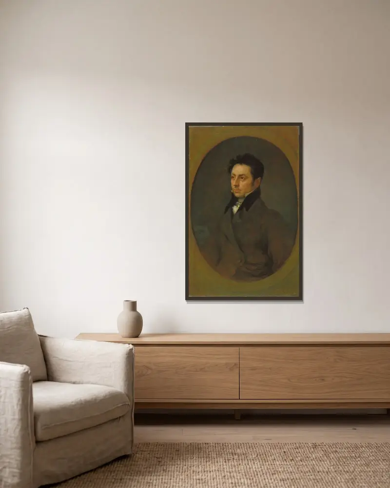 Manuel Quijano, Francisco de Goya v rámu na stěně