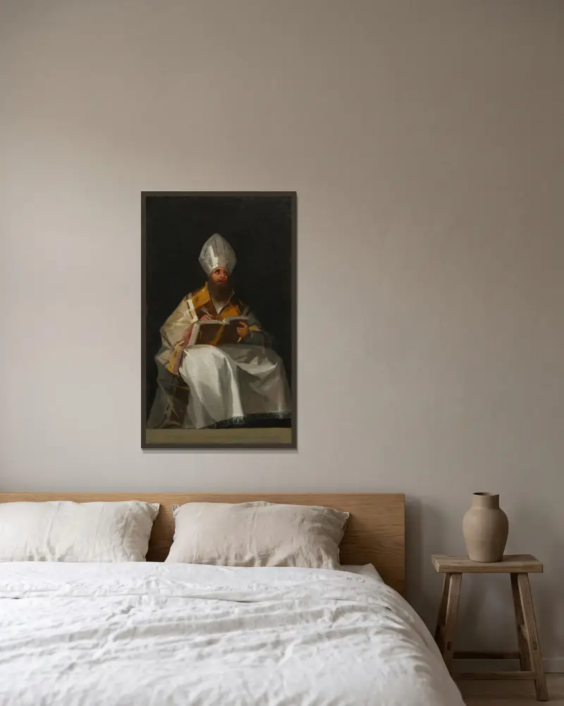 Svatý Ambrož, Francisco de Goya v rámu na stěně