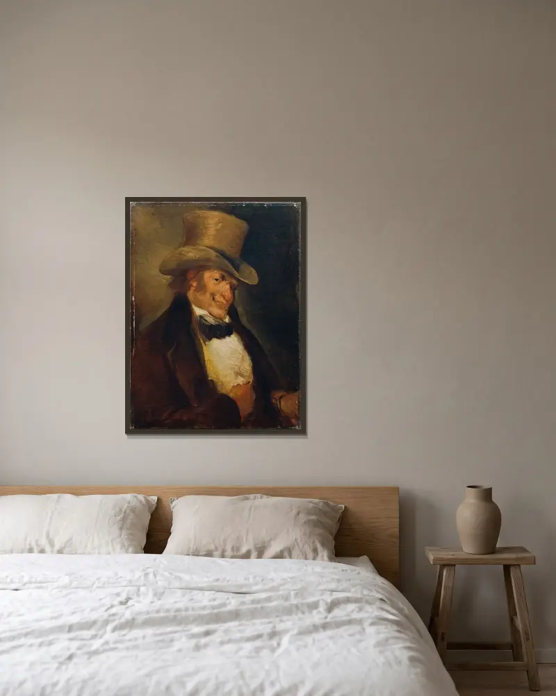 Autoportrét, Francisco de Goya v rámu na stěně
