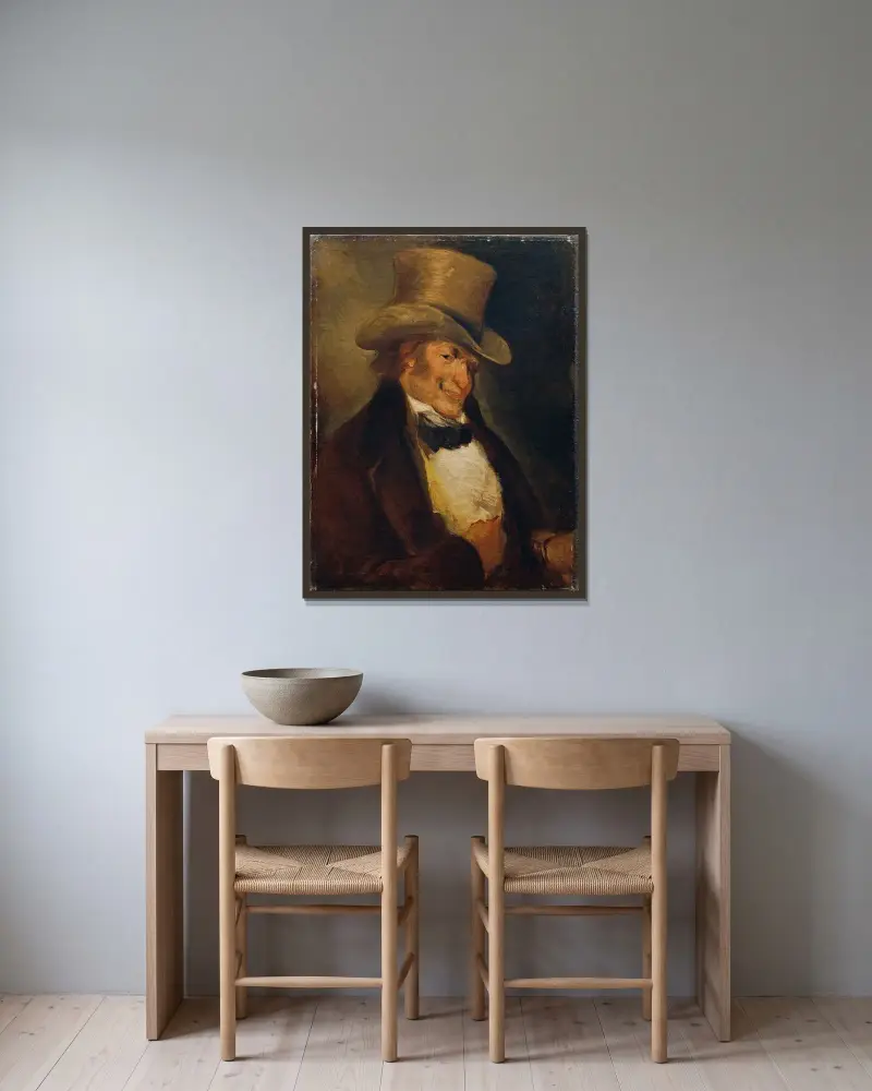 Autoportrét, Francisco de Goya v rámu na stěně