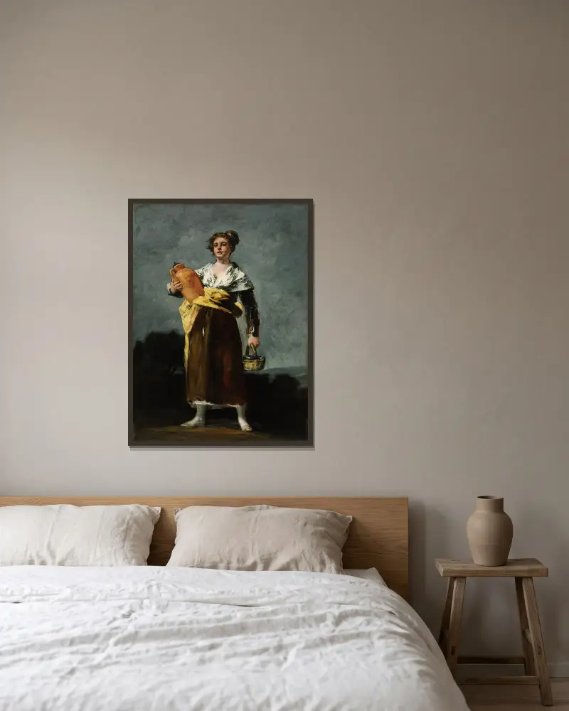 Nosząca wodę, Francisco de Goya w ramie na ścianie