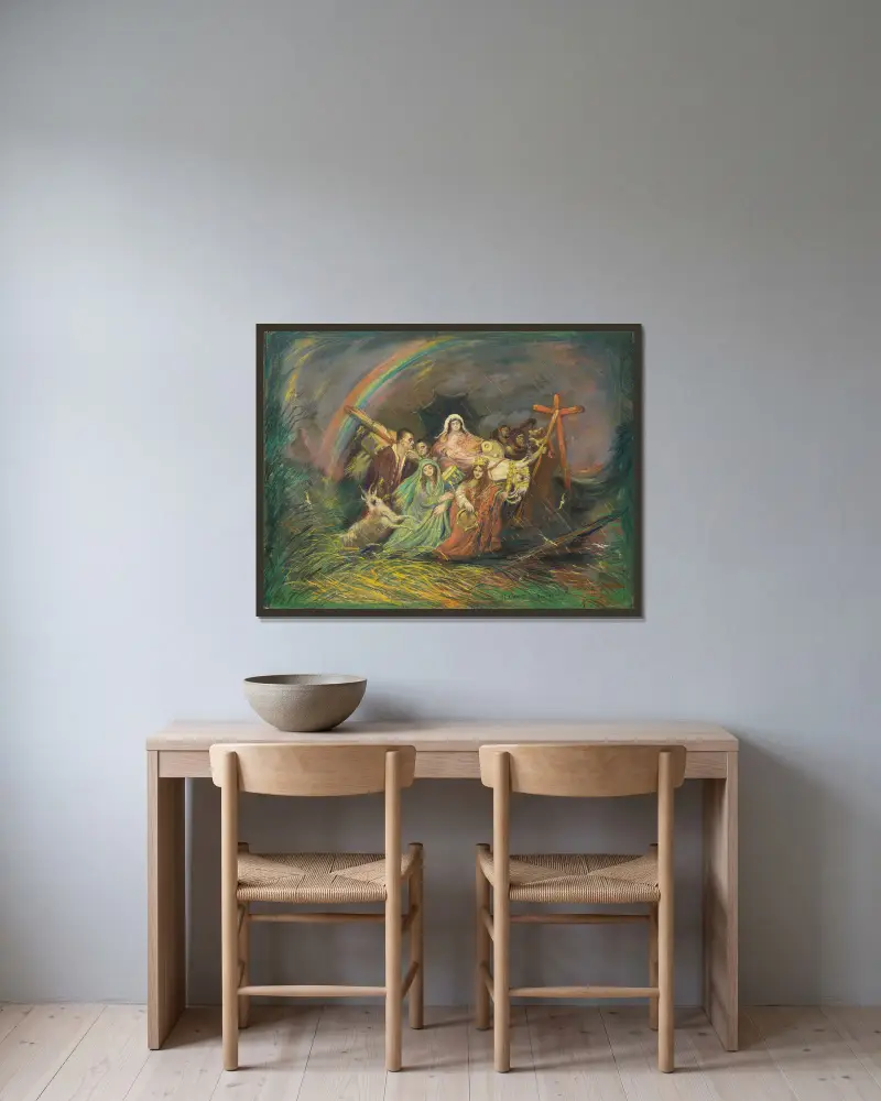 Cikáni, Henry de Groux v rámu na stěně