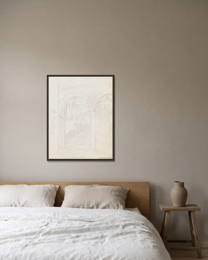 In München von Nicaise De Keyser gerahmt an einer Wand