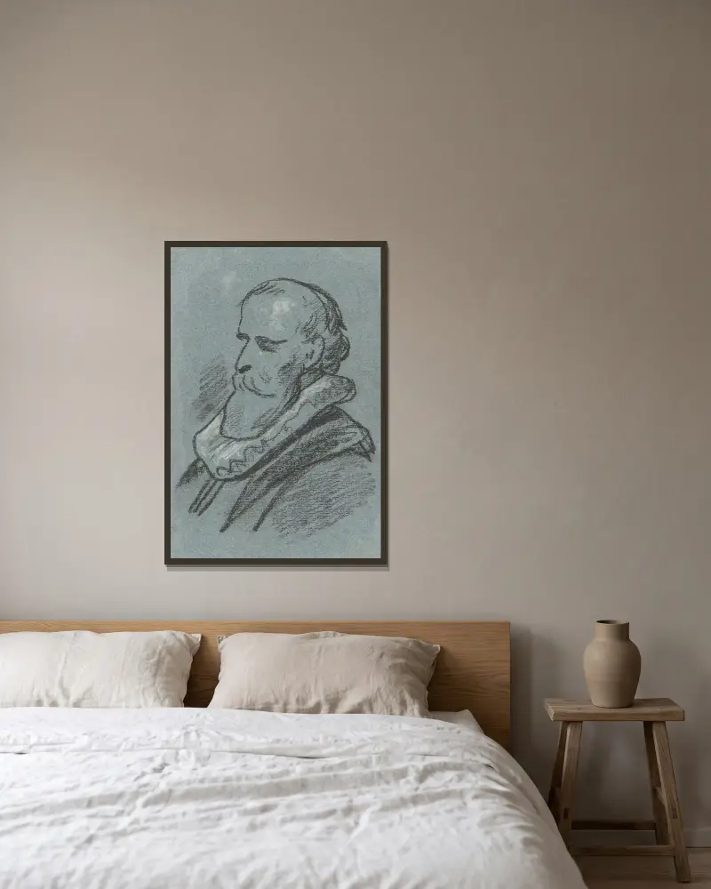 Portrét muže – č. 12, Nicaise De Keyser v rámu na stěně