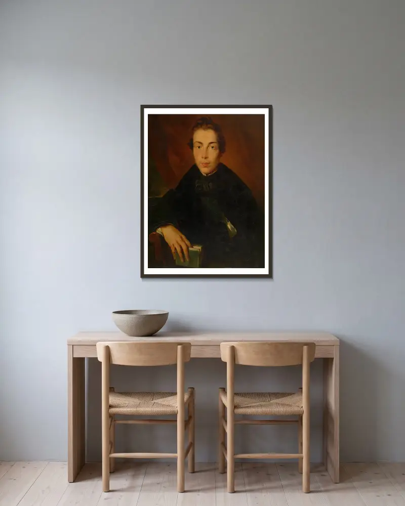 Malarz Henri Leys, Nicaise De Keyser w ramie na ścianie