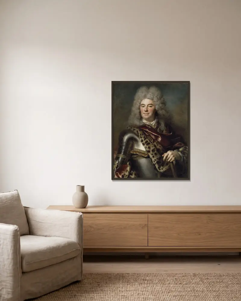 Fältmarskalken Erik Sparre, Nicolas de Largillière w ramie na ścianie