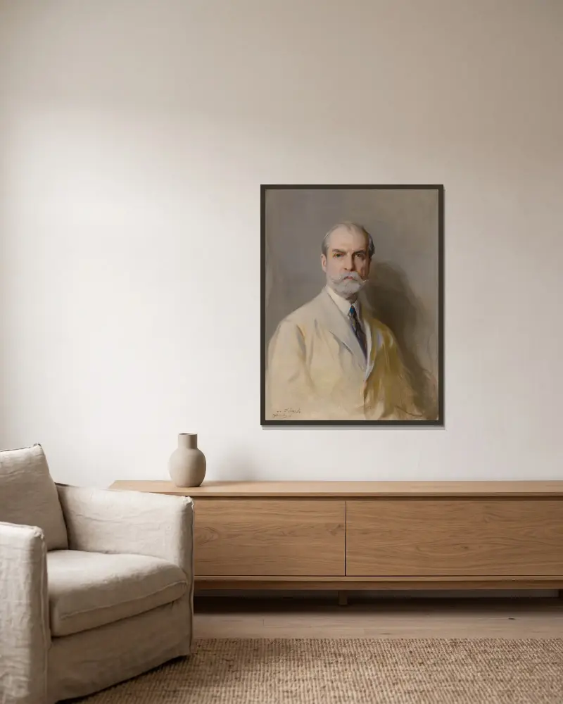 Charles Evans Hughes, Philip Alexius de László v rámu na stěně