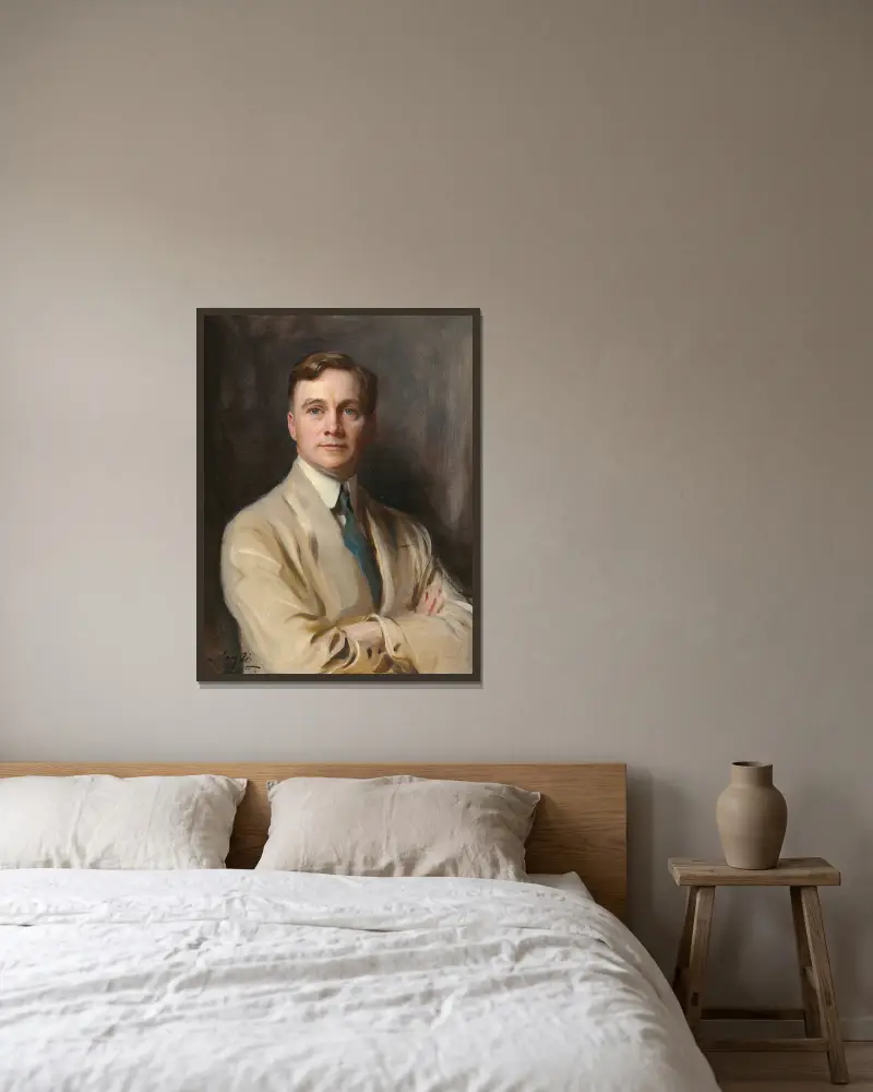 Francis Patrick Garvan, Philip Alexius de László v rámu na stěně