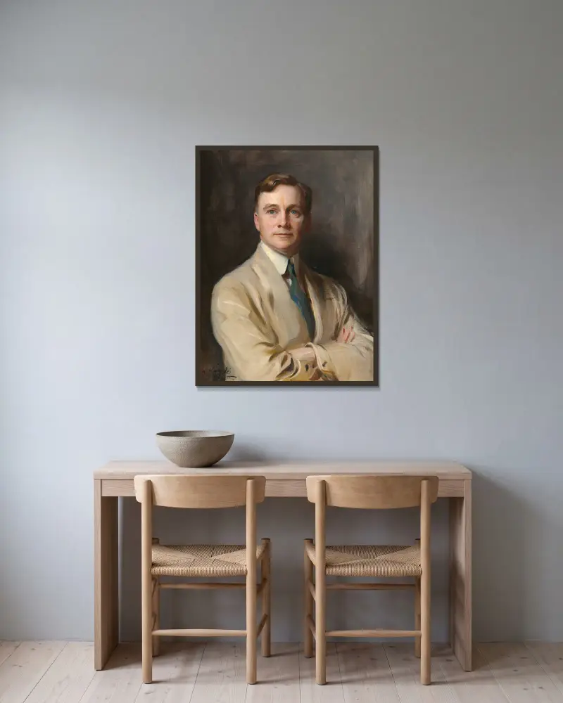 Francis Patrick Garvan, Philip Alexius de László v rámu na stěně