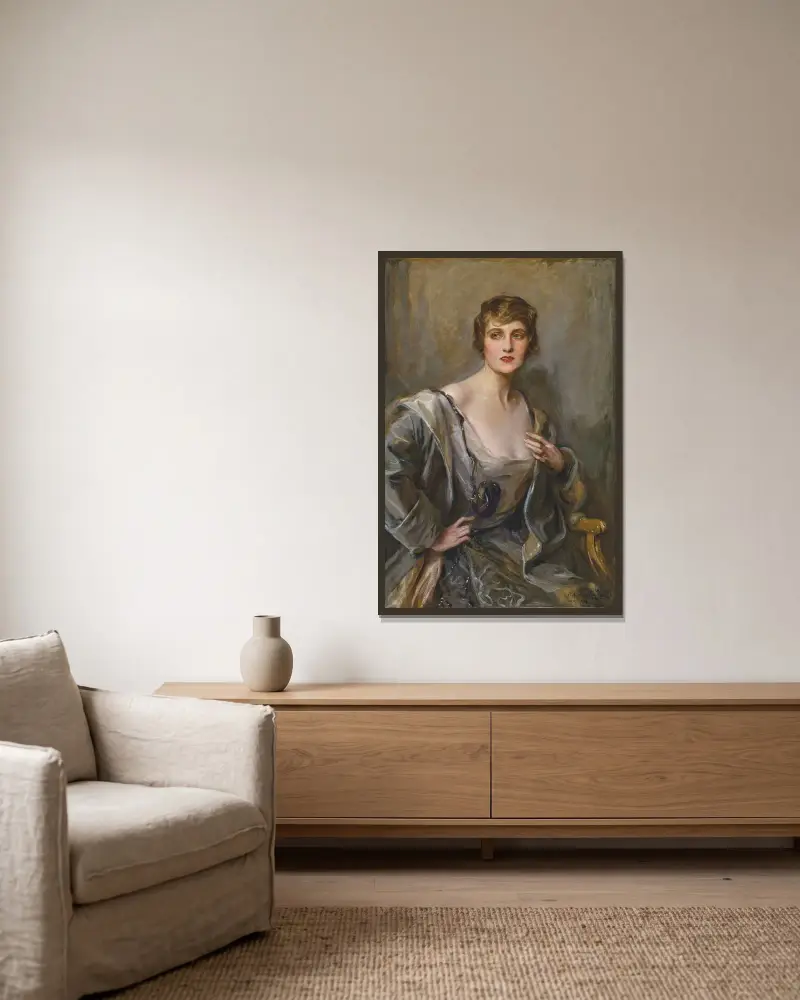 Mrs. Winfield Sifton, geborene Jean Gazlay Donaldson von Philip Alexius de László gerahmt an einer Wand