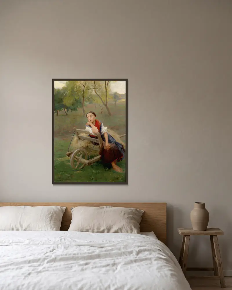 Nach der Arbeit von Philip Alexius de László gerahmt an einer Wand