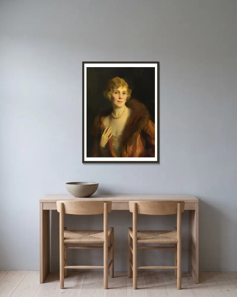 Pauline Morton Sabin, Philip Alexius de László v rámu na stěně