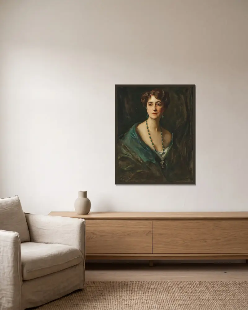 Viscountess Byng of Vimy, geborene Marie Evelyn Moreton von Philip Alexius de László gerahmt an einer Wand