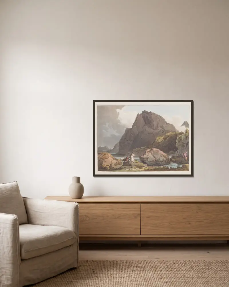 Llyn Ogwen, Philip James de Loutherbourg w ramie na ścianie