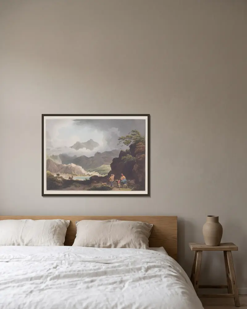 Snowdon, Philip James de Loutherbourg v rámu na stěně