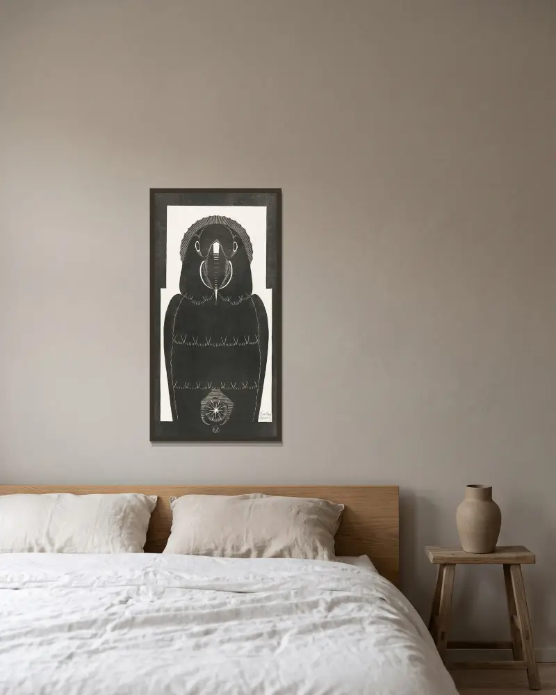 Ara, Samuel Jessurun de Mesquita w ramie na ścianie