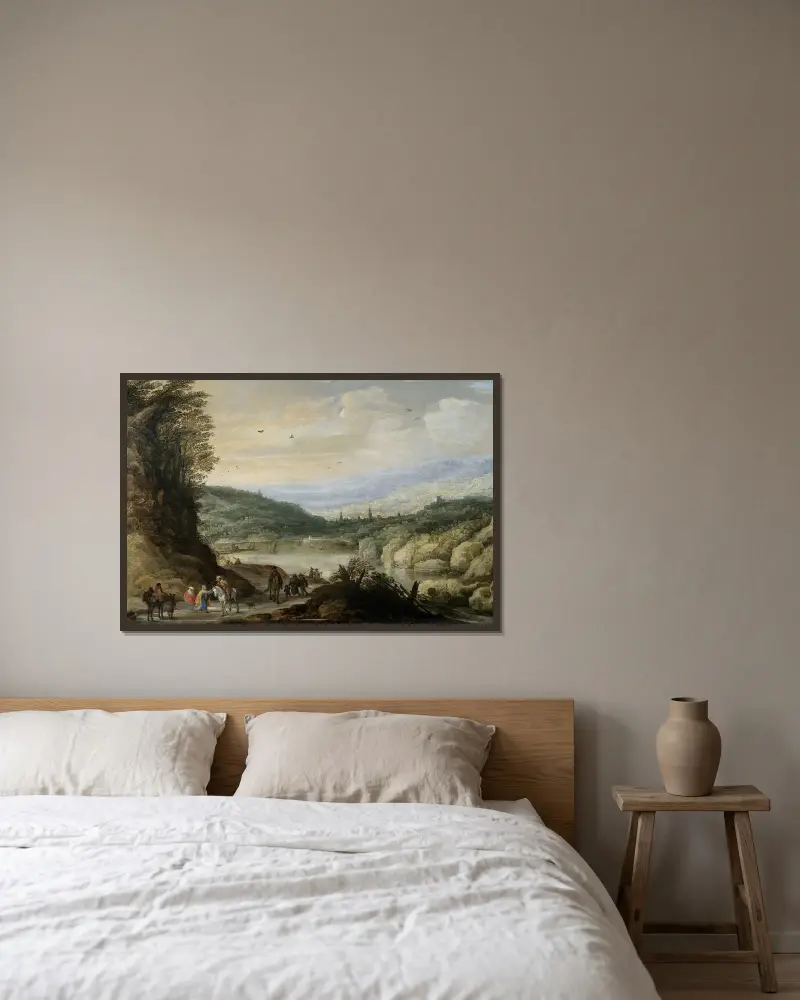 Krajina, Joos de Momper v rámu na stěně