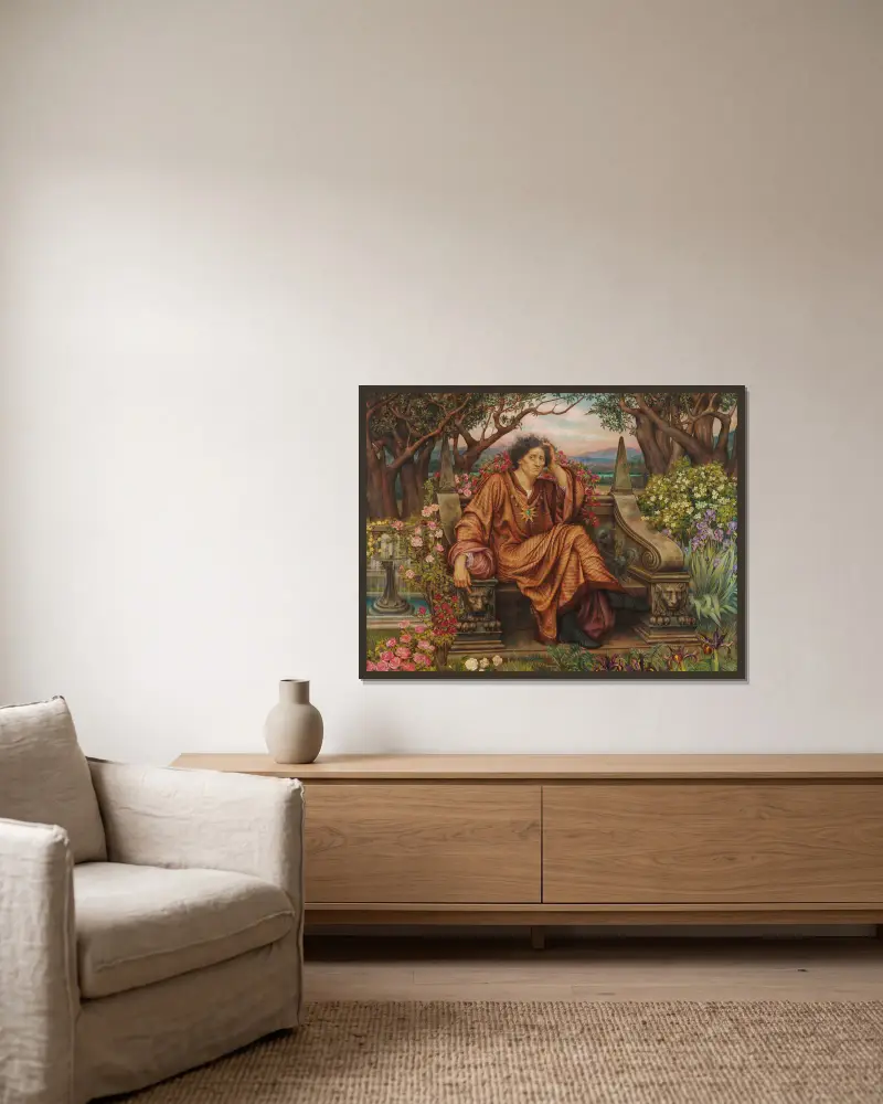 Duše v pekle, Evelyn De Morgan v rámu na stěně