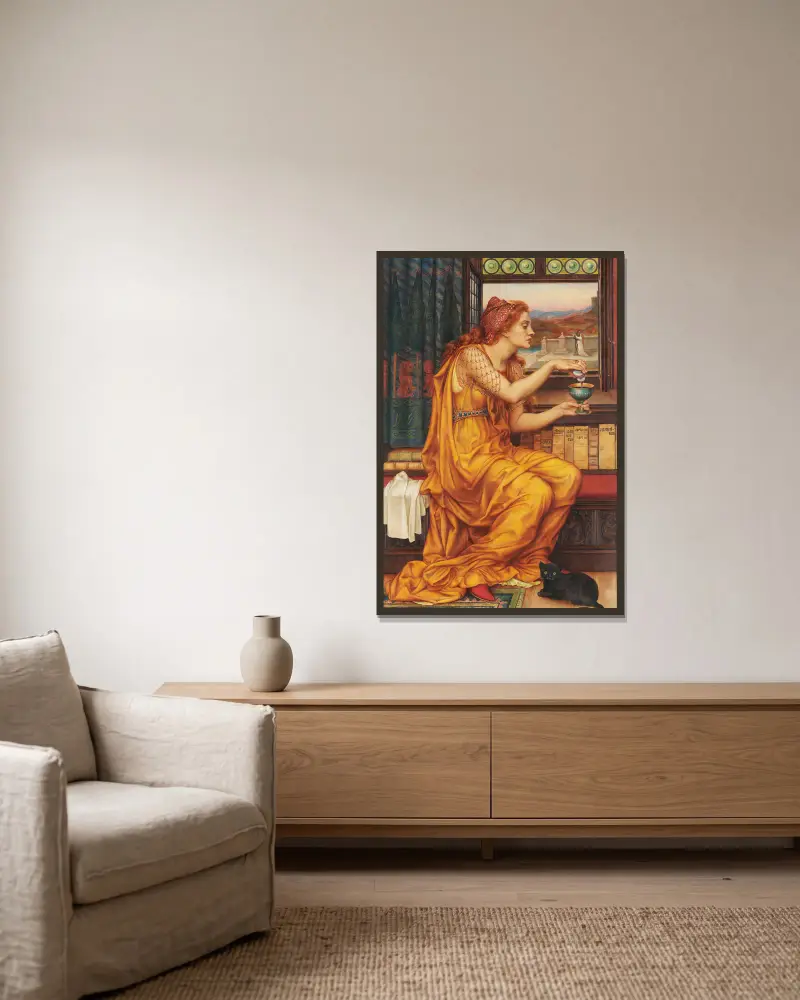 Lektvar, Evelyn De Morgan v rámu na stěně