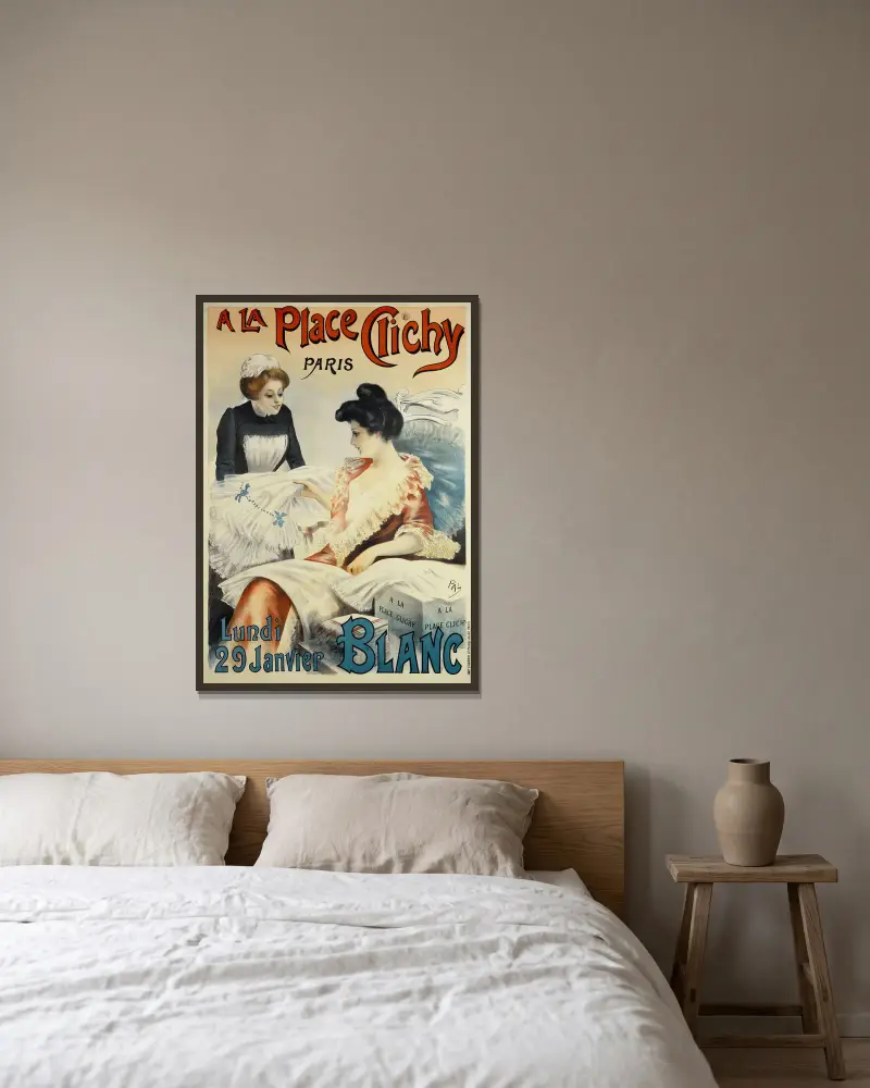 Blanc, Pal (Jean de Paleologue) w ramie na ścianie