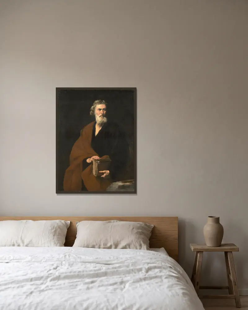 Svatý Matouš, Jusepe de Ribera v rámu na stěně