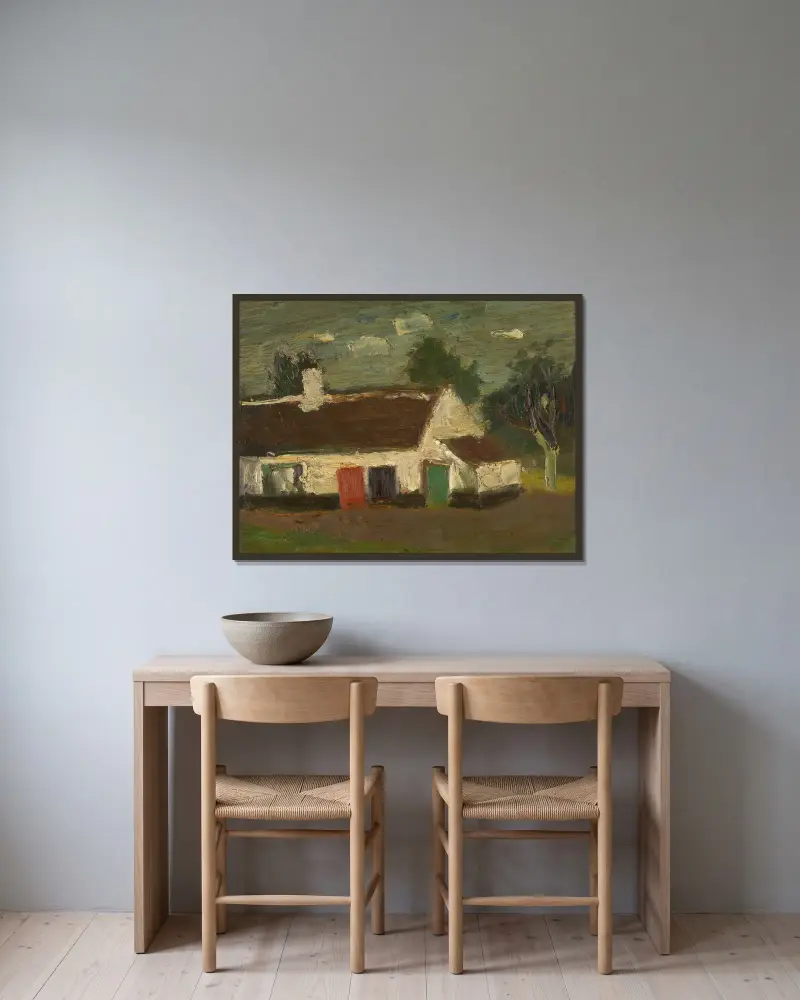 Statek, Gustave De Smet v rámu na stěně