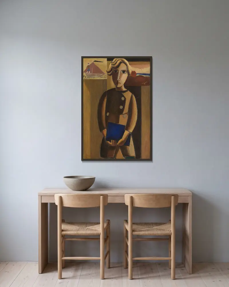 Pally von Gustave De Smet gerahmt an einer Wand