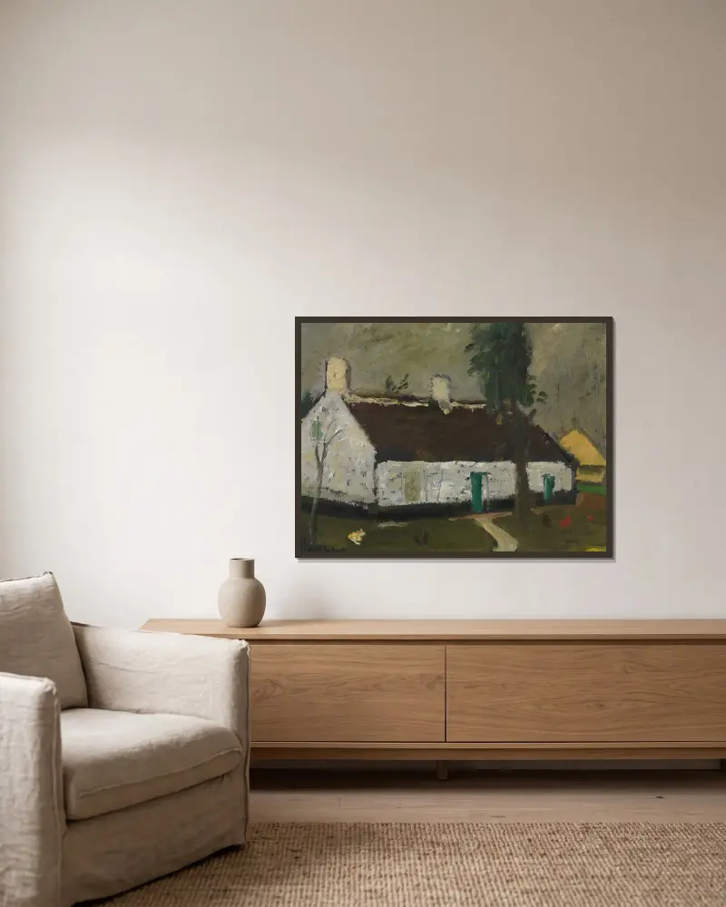Bílá farma, Gustave De Smet v rámu na stěně
