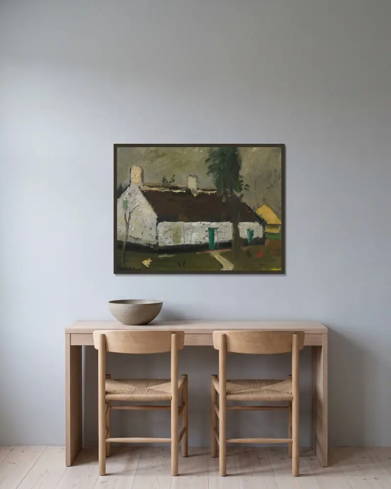 Bílá farma, Gustave De Smet v rámu na stěně