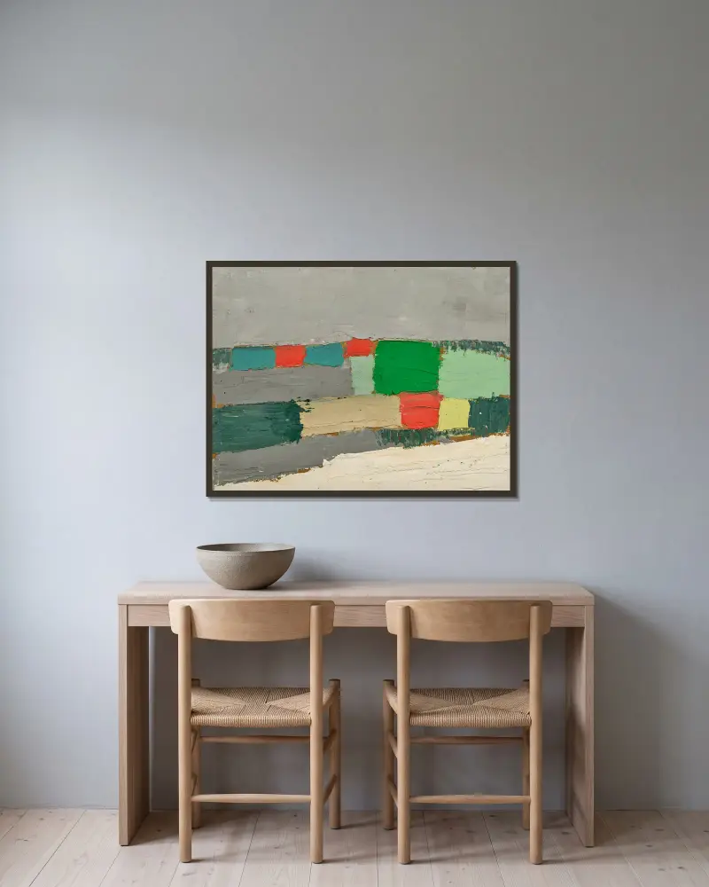 Chevreuse, Nicolas De Staël v rámu na stěně
