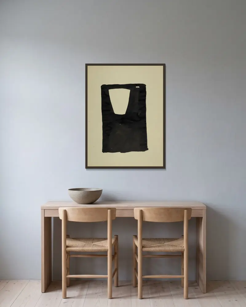 Der Extravagante, 1951 – Nr. 1 von Nicolas De Staël gerahmt an einer Wand