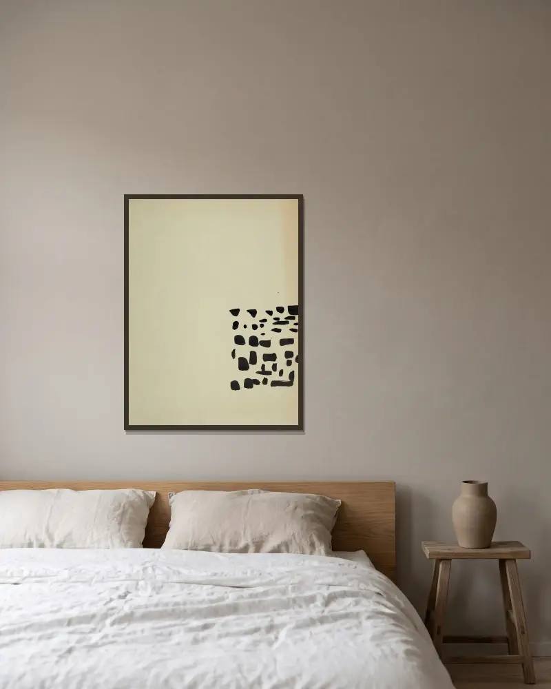 Marthe, Nicolas De Staël v rámu na stěně