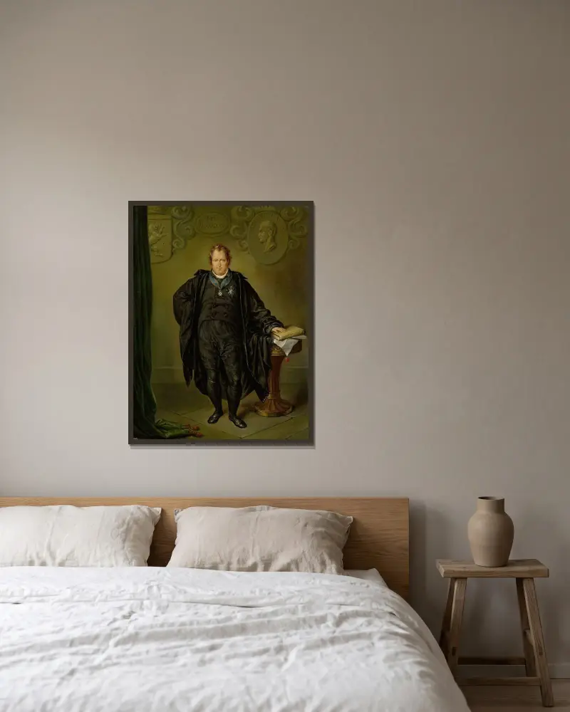 Johan Melchior Kemper (1776-1824), Jurist and Statesman av David Humbert de Superville inramad på en vägg