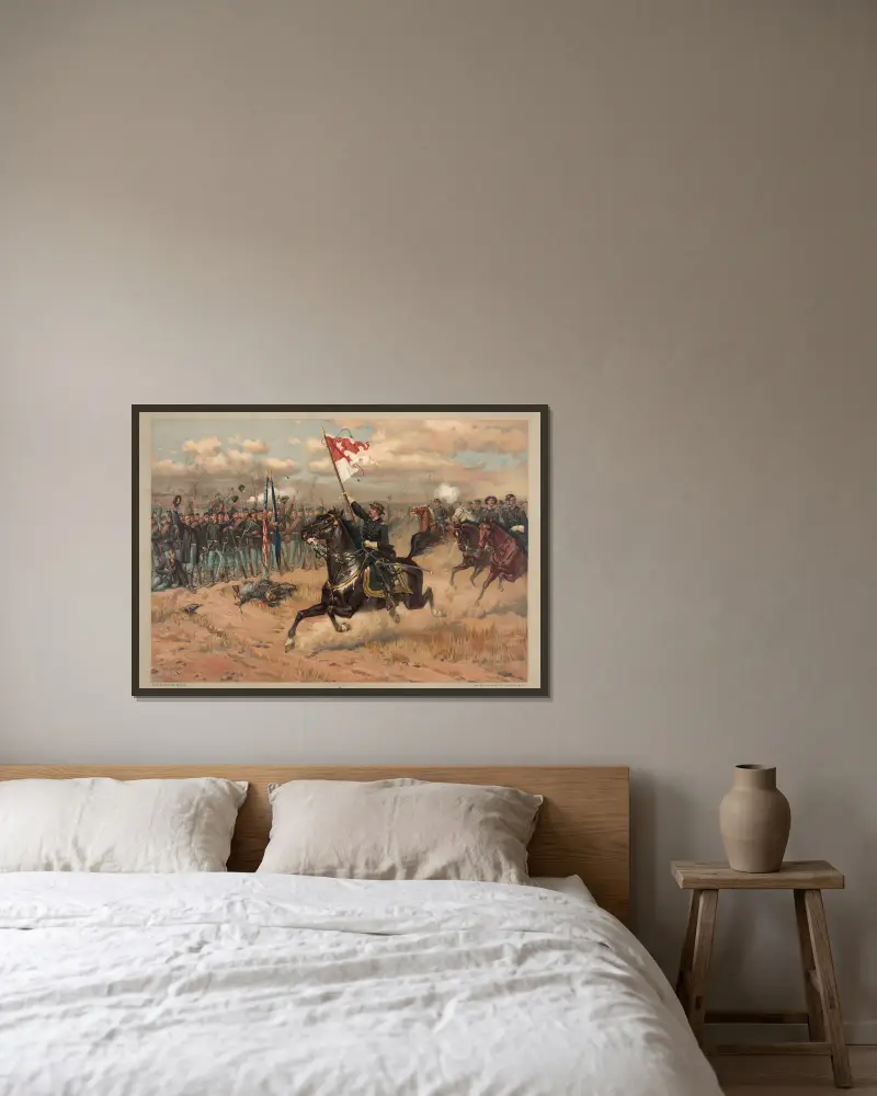 Sheridanova jízda, Thure de Thulstrup v rámu na stěně